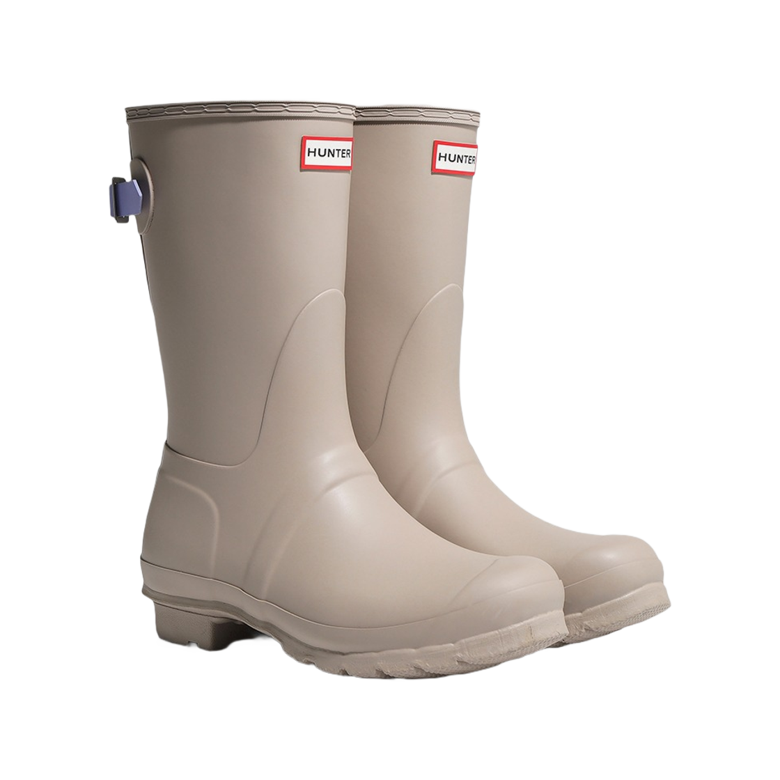 (W) 헌터 오리지널 쇼트 백 어드저스터블 부츠 스키밍 스톤 드리프팅 시슬((W) Hunter Original Short Back Adjustable Boots Skimming Stone Drifting Thistle) - 2