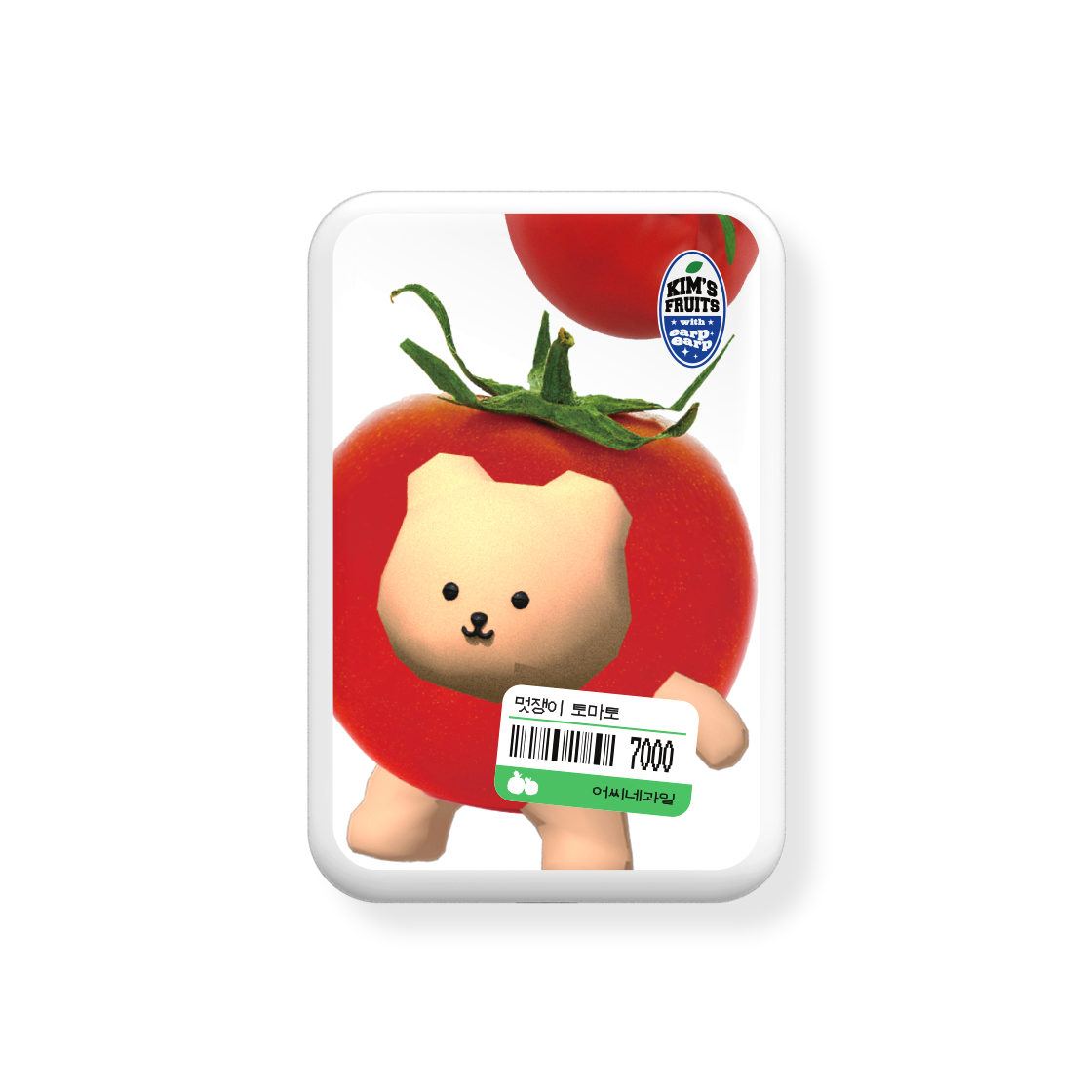 [어프어프 X 김씨네 과일]멋쟁이 토마토 (맥세이프-보조배터리)([EARPEARP X KIMS FRUITS] Tomato Chic MagSafe Power Bank)