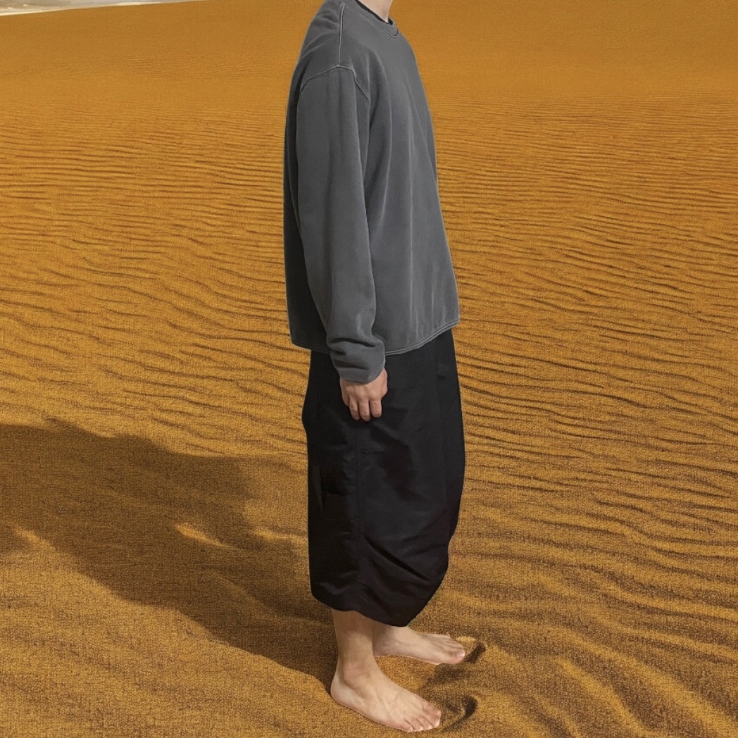 Kamien 247 Nylon Bermuda Pants Black, Kamien 247 Nylon Bermuda Pants Black 착용 스타일 - 4