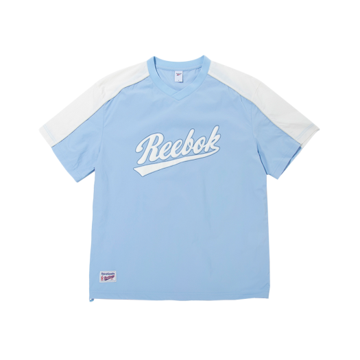 RETS5EM60B1 New Basic Lettering Short-Sleeve Piste - Blue