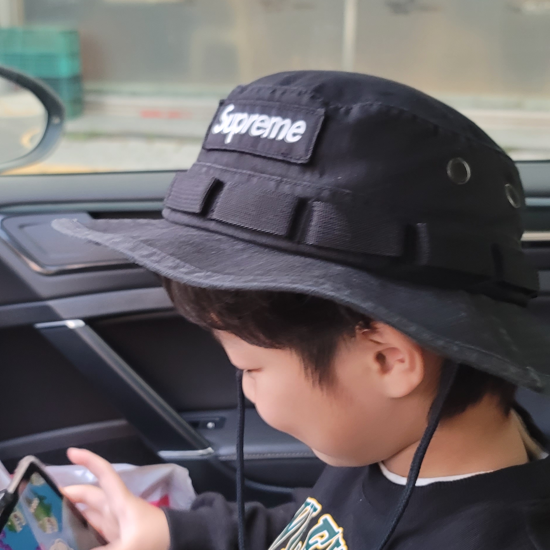 Supreme Military Boonie Black - 24FW 착용 스타일