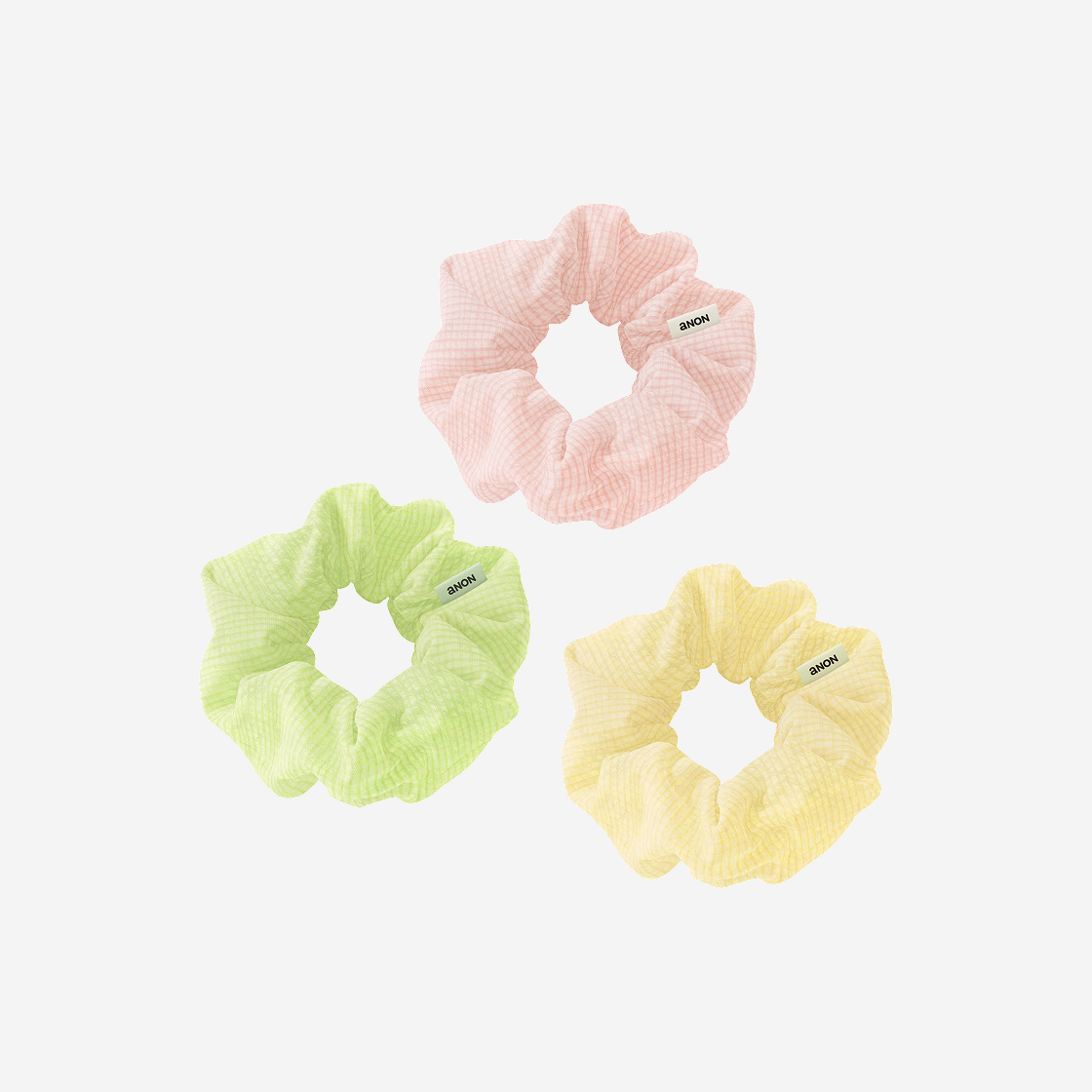 안소희 <ANON> 스크런치 (3개입)(AN SO HEE <ANON> Scrunchie (3 Pack))