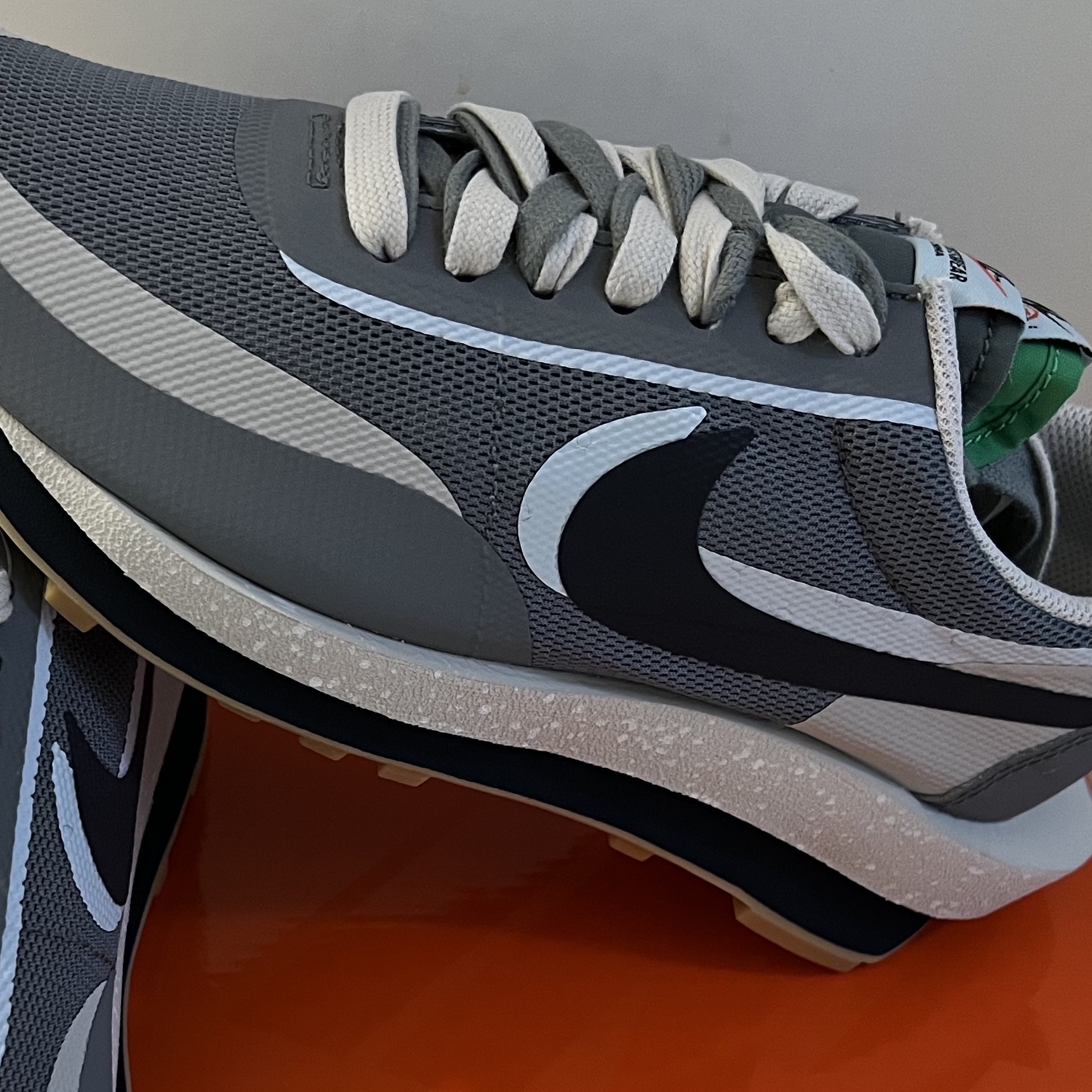 Nike x Sacai x Clot LDWaffle Cool Grey 착용 스타일