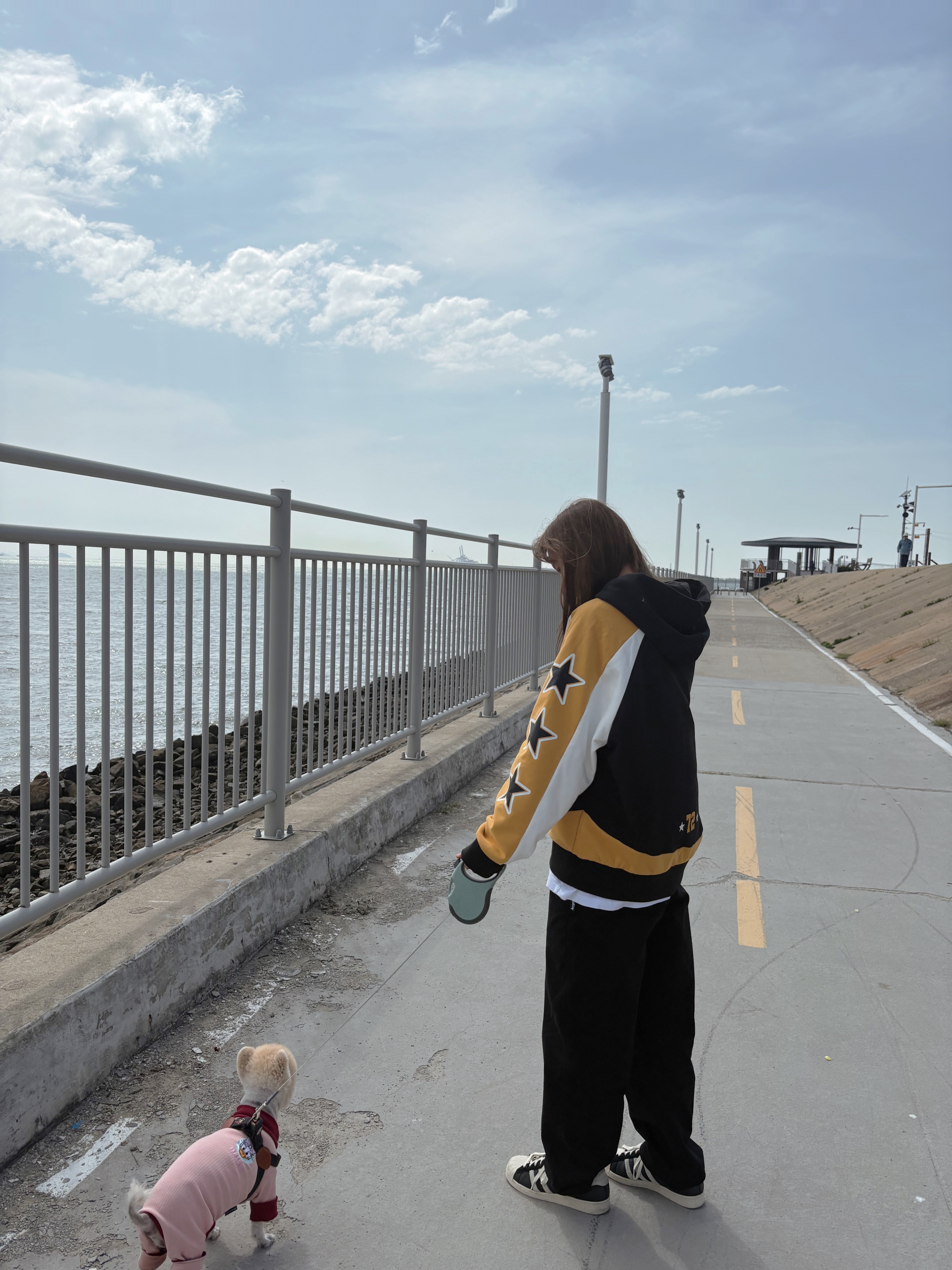 Stussy Brushed Beach Pants Black 착용 스타일