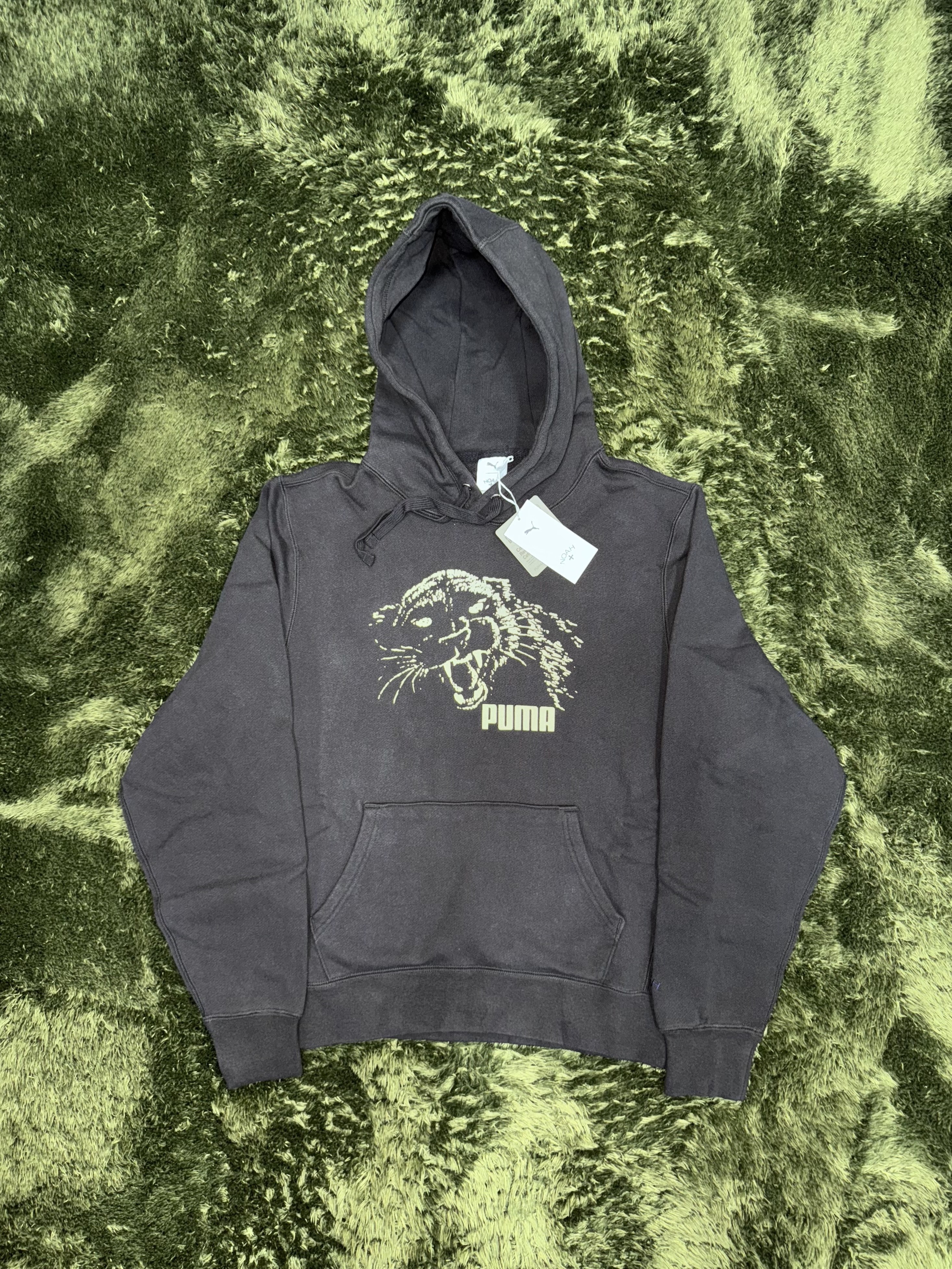 Puma x Noah Graphic Hoodie Black 착용 스타일 - 1