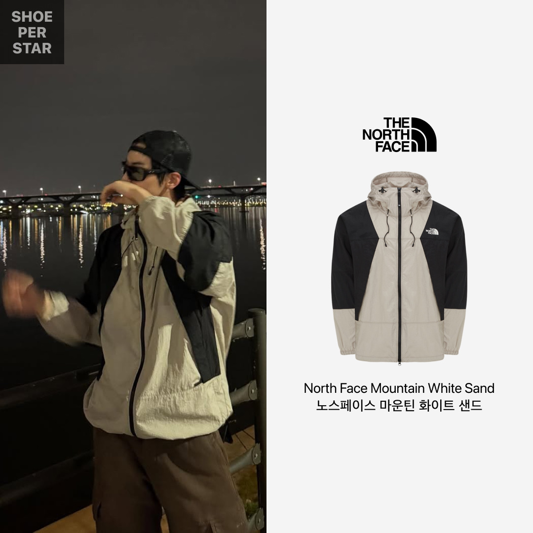 The North Face 1994 Mountain Jacket White Sand - 25SS 착용 스타일 - 2