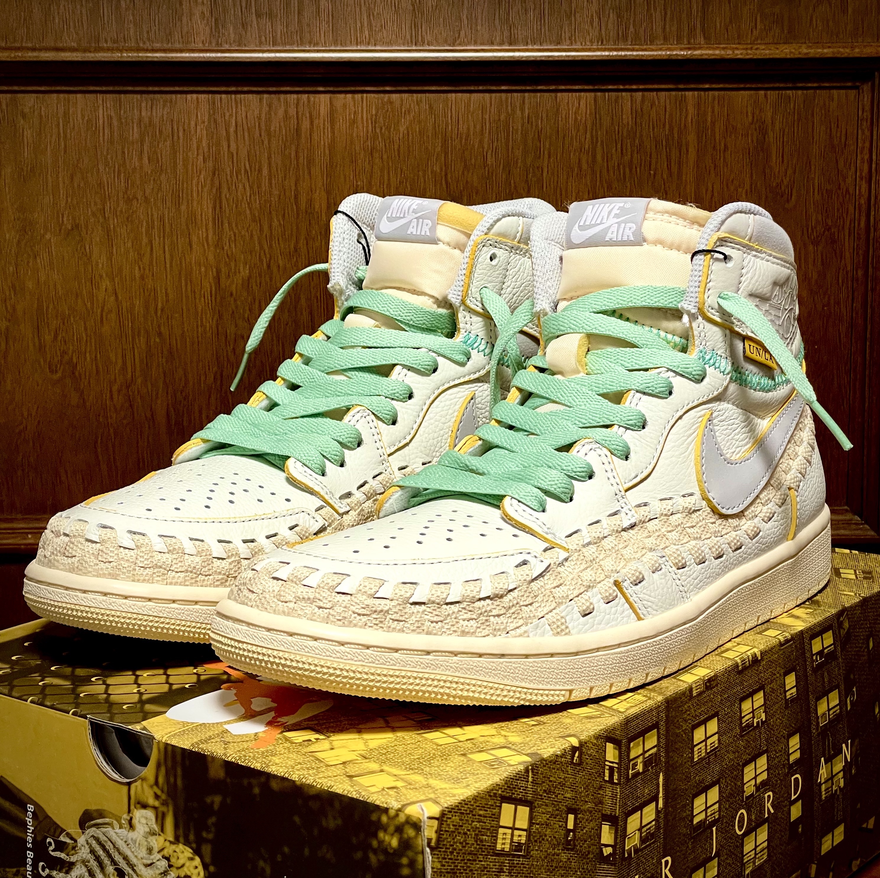 Jordan 1 x Bephies Beauty Supply x Union Retro High OG SP Summer '96 착용 스타일 - 4