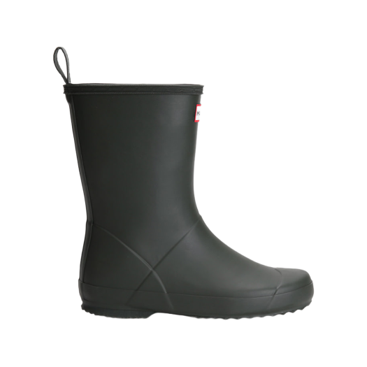 (W) Hunter First Classic Mid Rain Boots Black