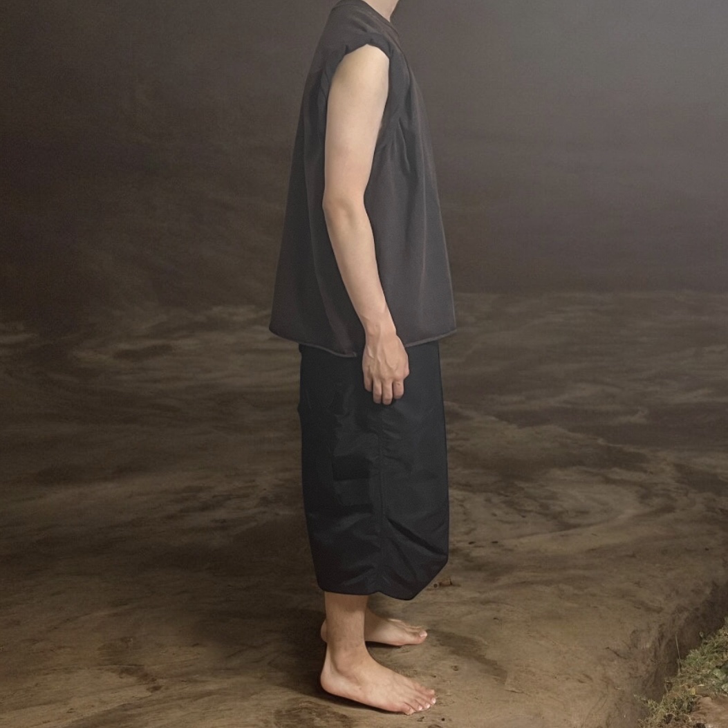 Kamien 247 Nylon Bermuda Pants Black, Kamien 247 Nylon Bermuda Pants Black 착용 스타일 - 3