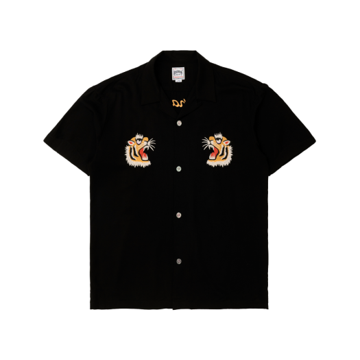 41222BK Houston Japan Souvenir Shirt Tiger Black 41222