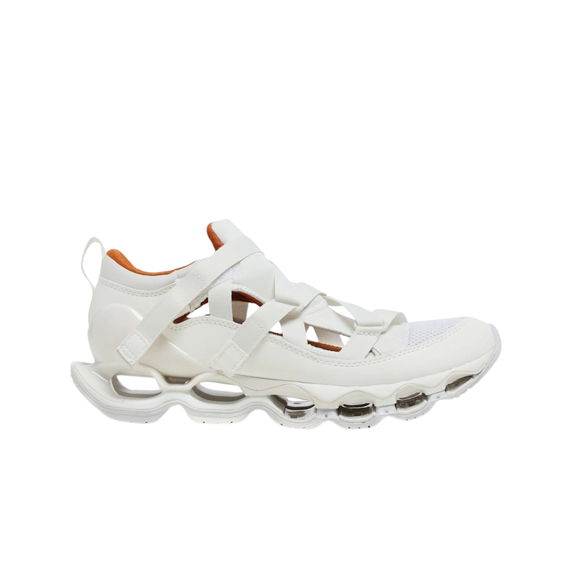 미즈노 웨이브 프로페시 스트랩 화이트 오렌지(Mizuno Wave Prophecy Strap White Orange) - 1
