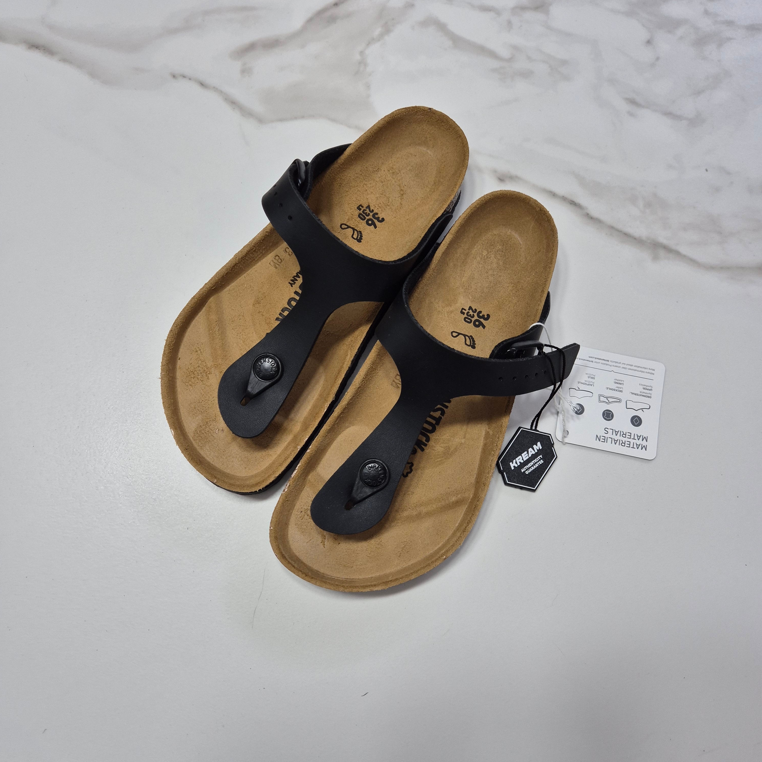 Birkenstock Gizeh Black - Regular 착용 스타일 - 2