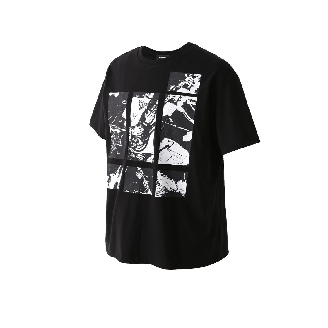 로어링라드 패치 프린트 티셔츠 블랙(ROARINGRAD Patch Shape T-shirt White)