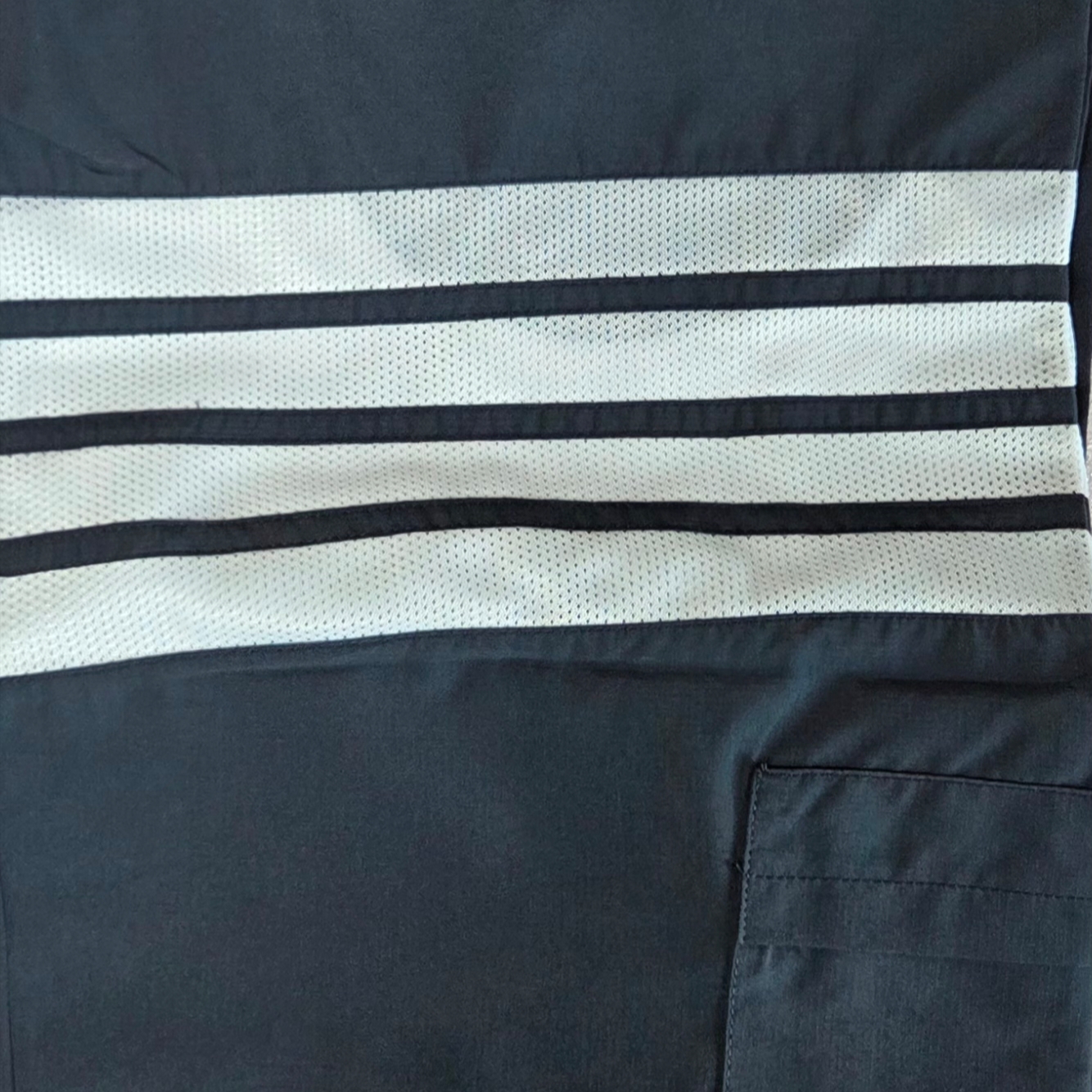 Thom Browne Military Ripstop Mesh 4-Bar Packable Trouser Navy 착용 스타일