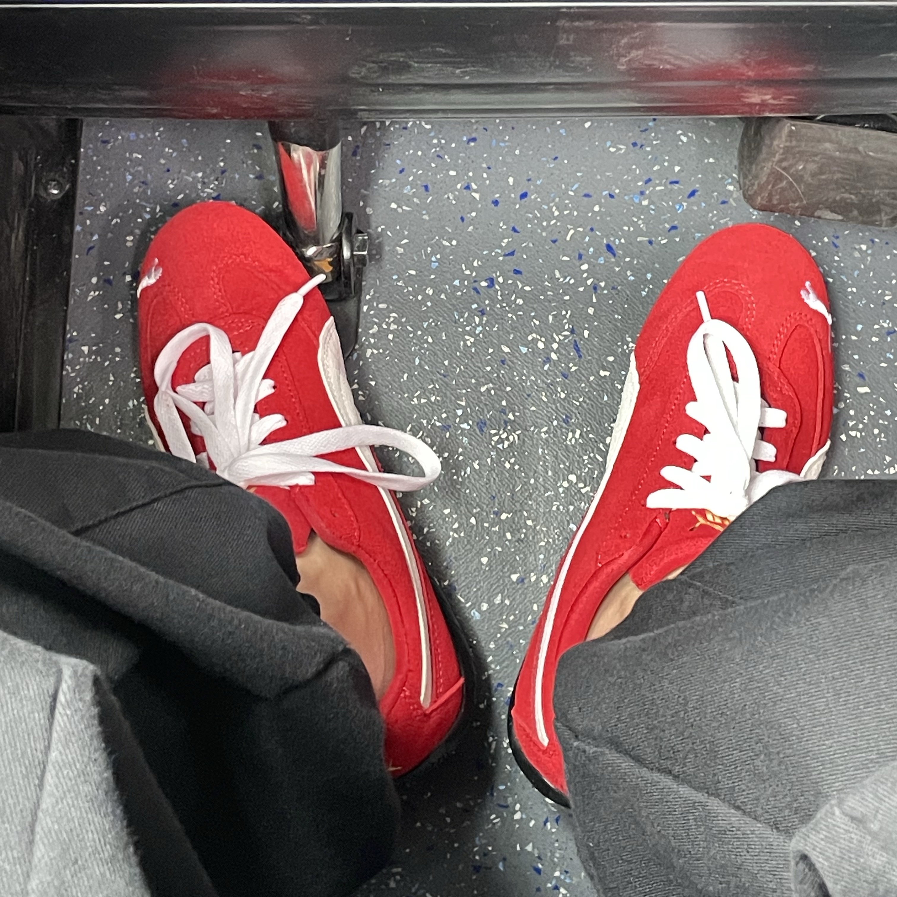 Puma Speedcat OG Red White 착용 스타일