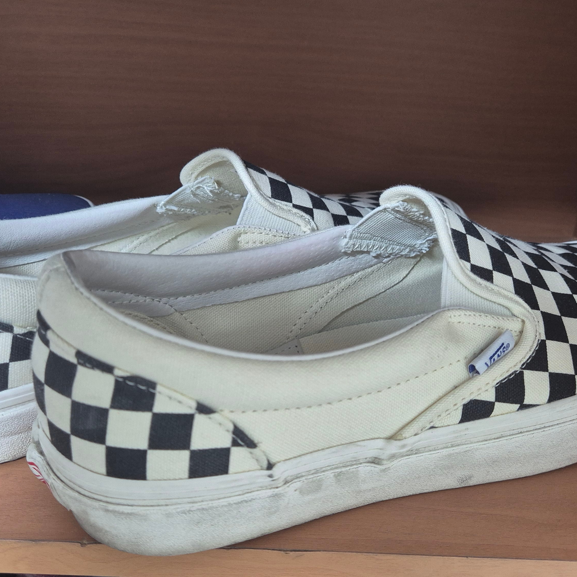 Vans Vault OG Classic Slip-On Checkerboard 착용 스타일