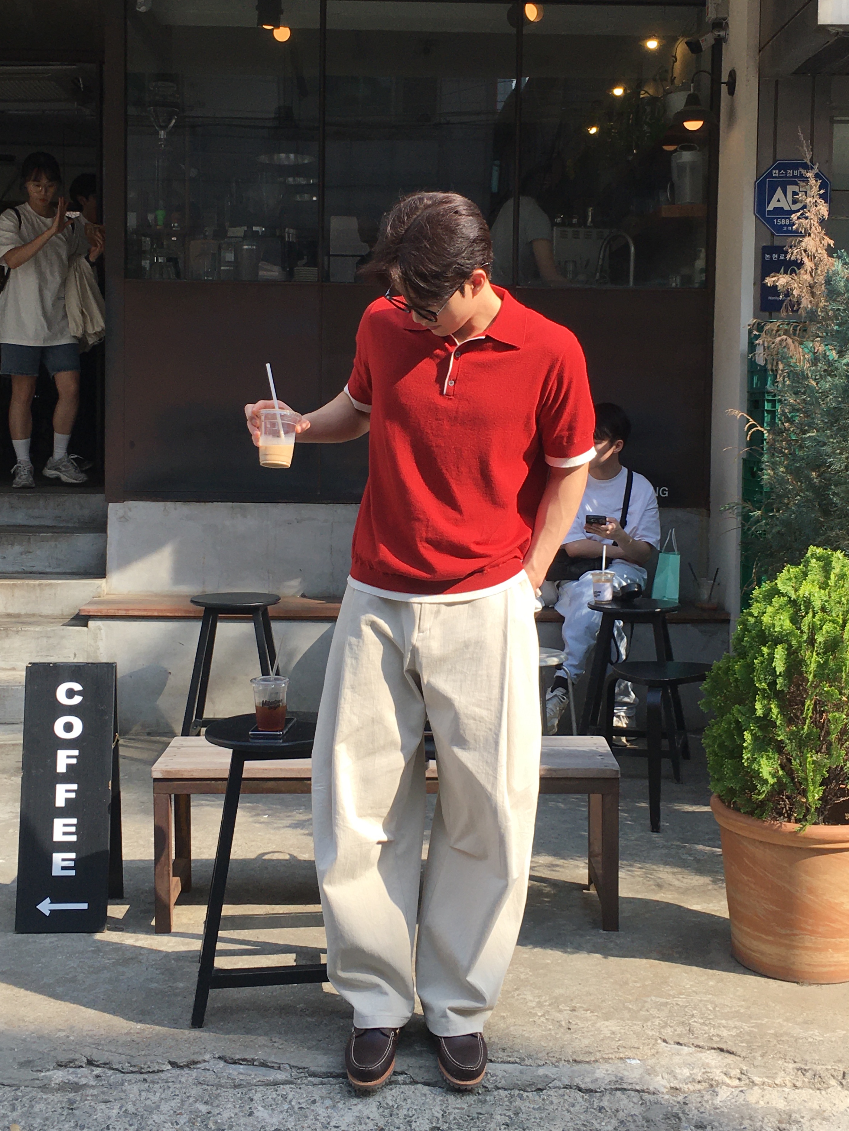 Timberland Classic 3-Eye Boat Shoes Brown - Wide 착용 스타일 - 1