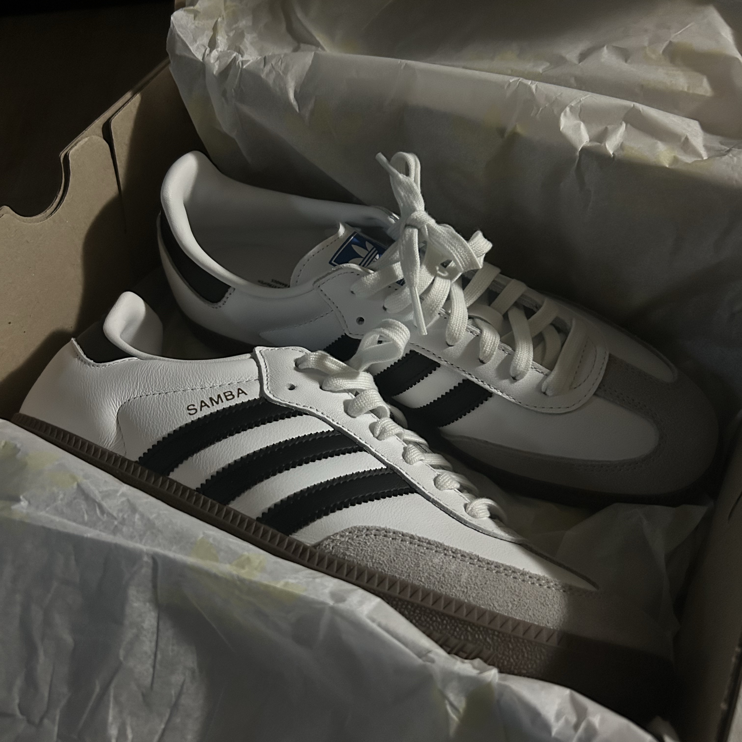 Adidas Samba OG Cloud White 착용 스타일