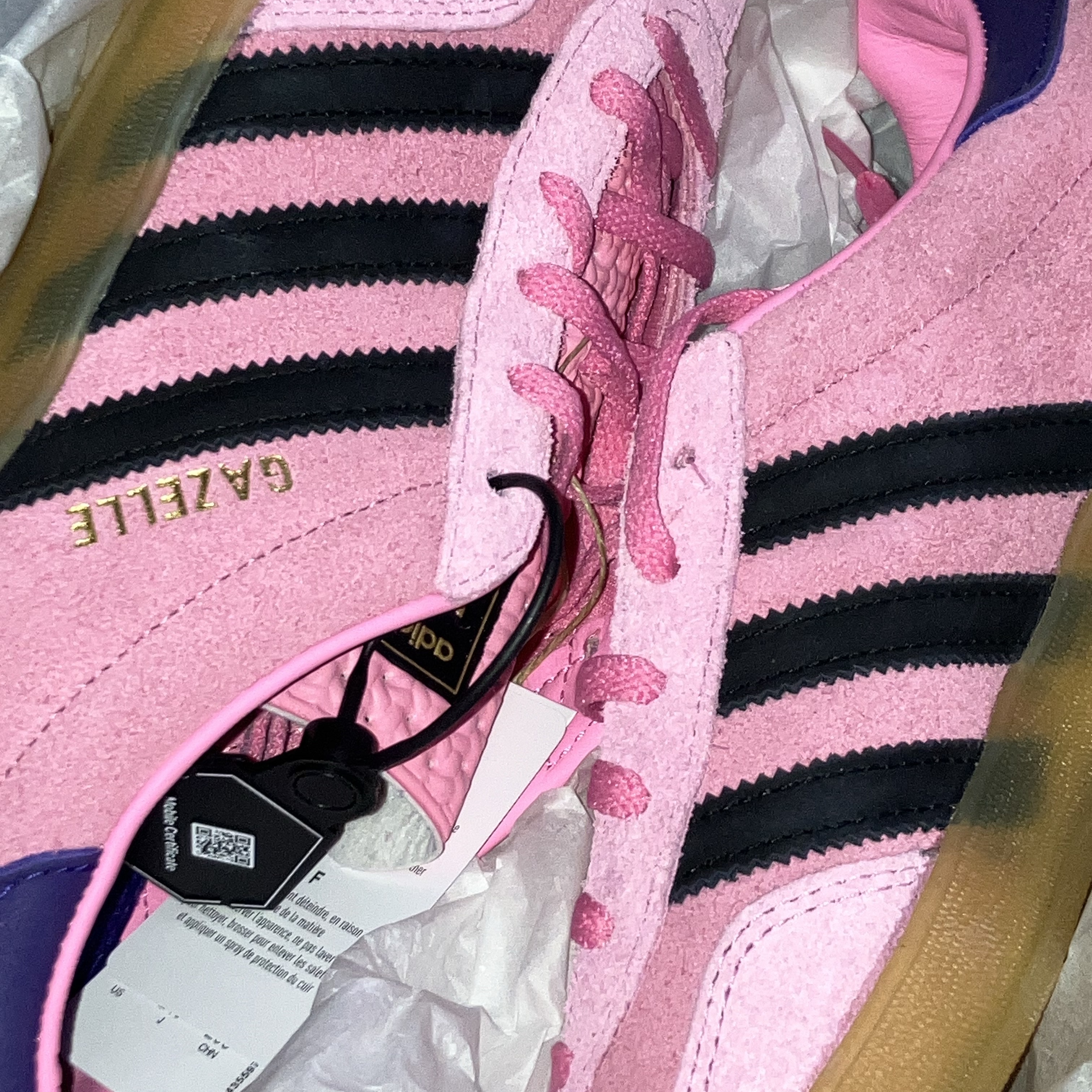 (W) Adidas Gazelle Indoor Bliss Pink 착용 스타일