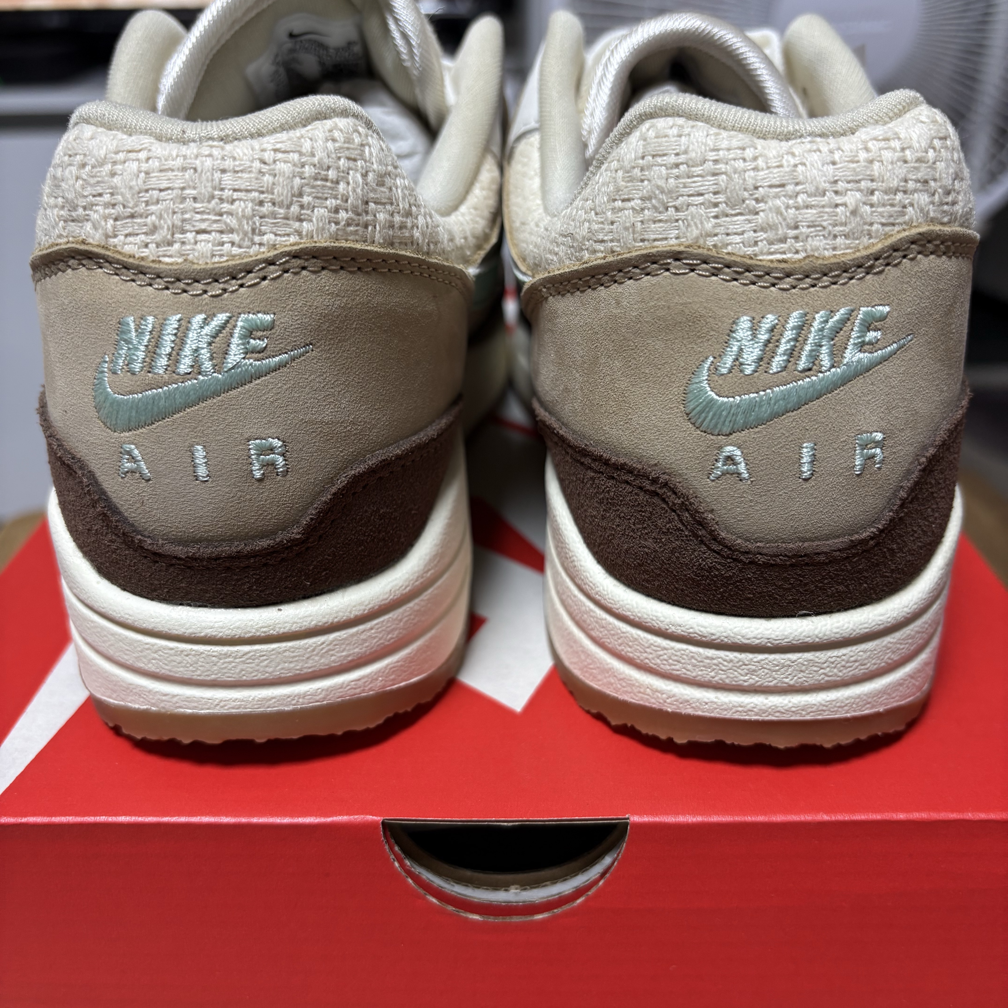 Nike Air Max 1 Premium Crepe Hemp 착용 스타일 - 5