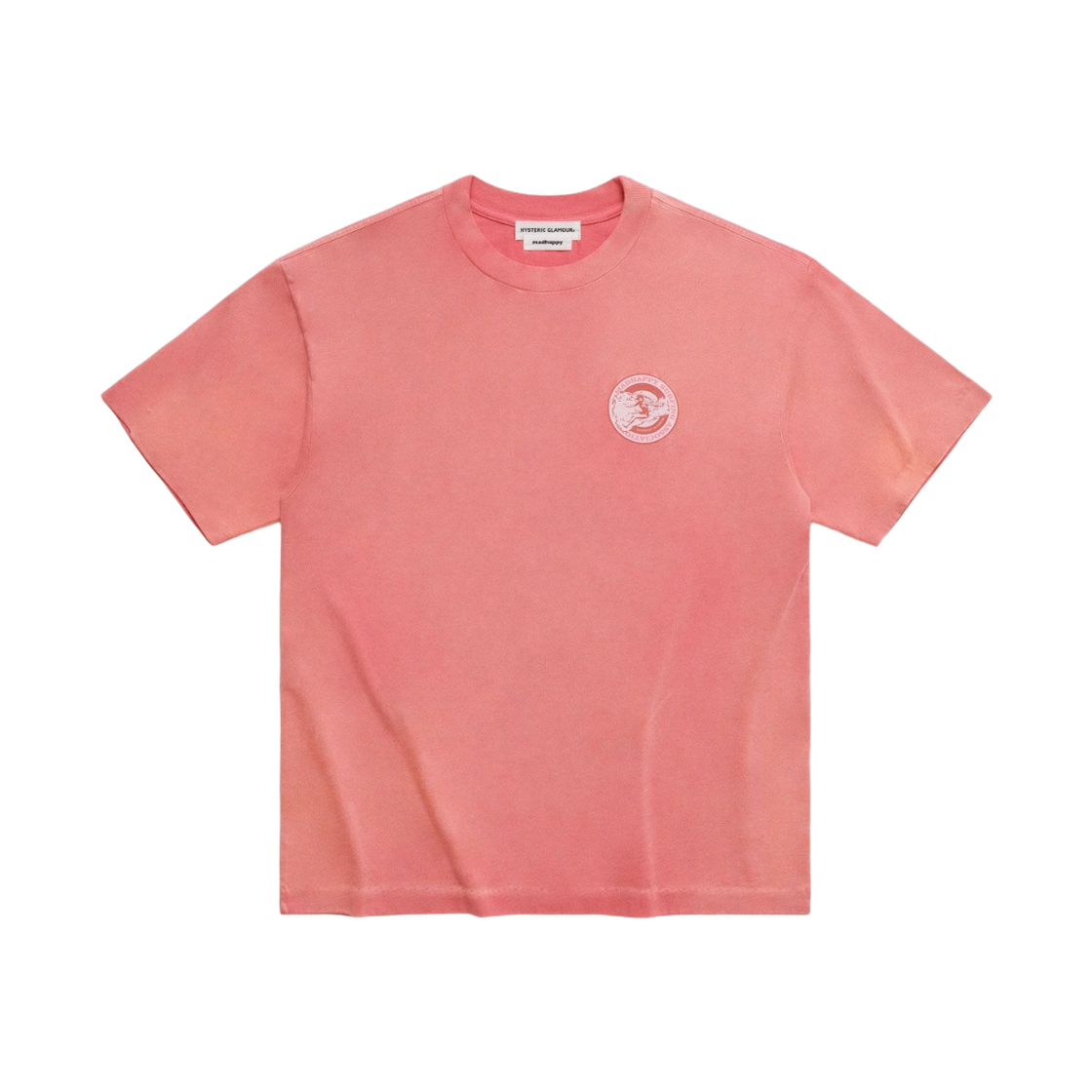 (W) 히스테릭 글래머 x 매드해피 미드웨이트 티셔츠 레드((W) Hysteric Glamour x Madhappy Midweight T-Shirt Red) - 2