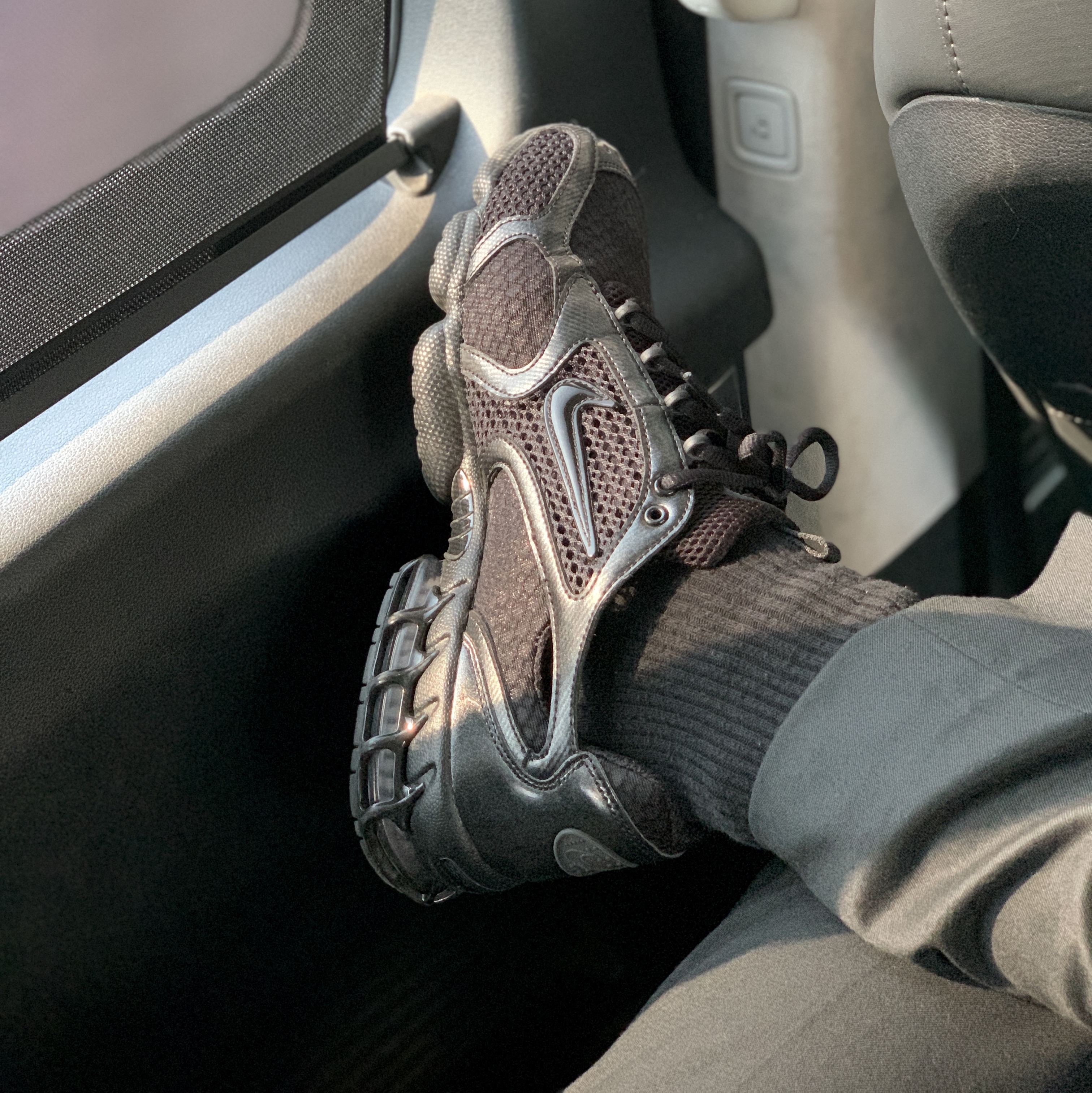 Nike Air Zoom Spiridon Cage 2 Black Anthracite 착용 스타일
