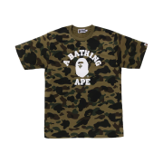 BAPE 1st Camo College T-Shirt Green