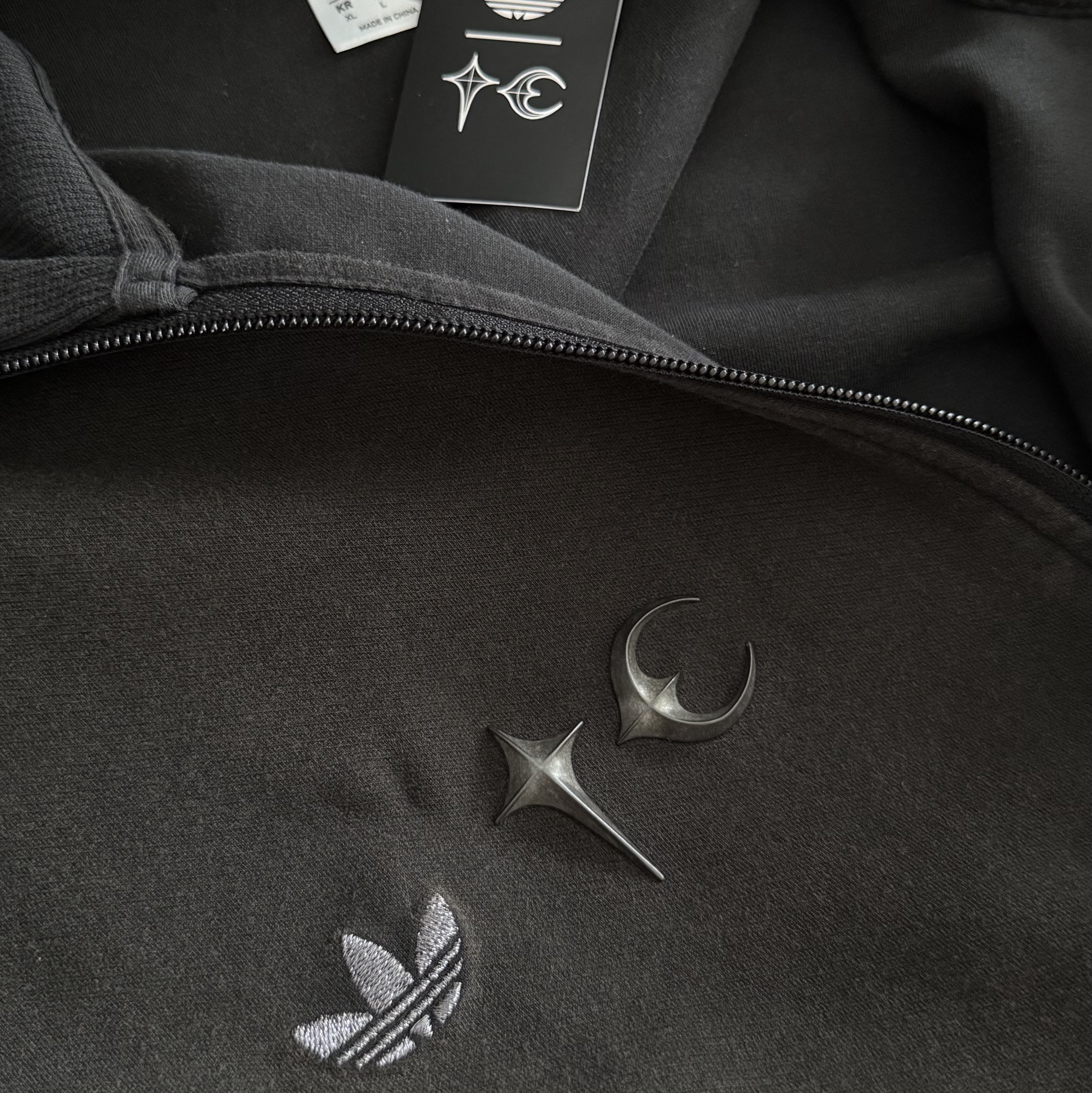Adidas x Thug Club Track Top Black - KR Sizing 착용 스타일