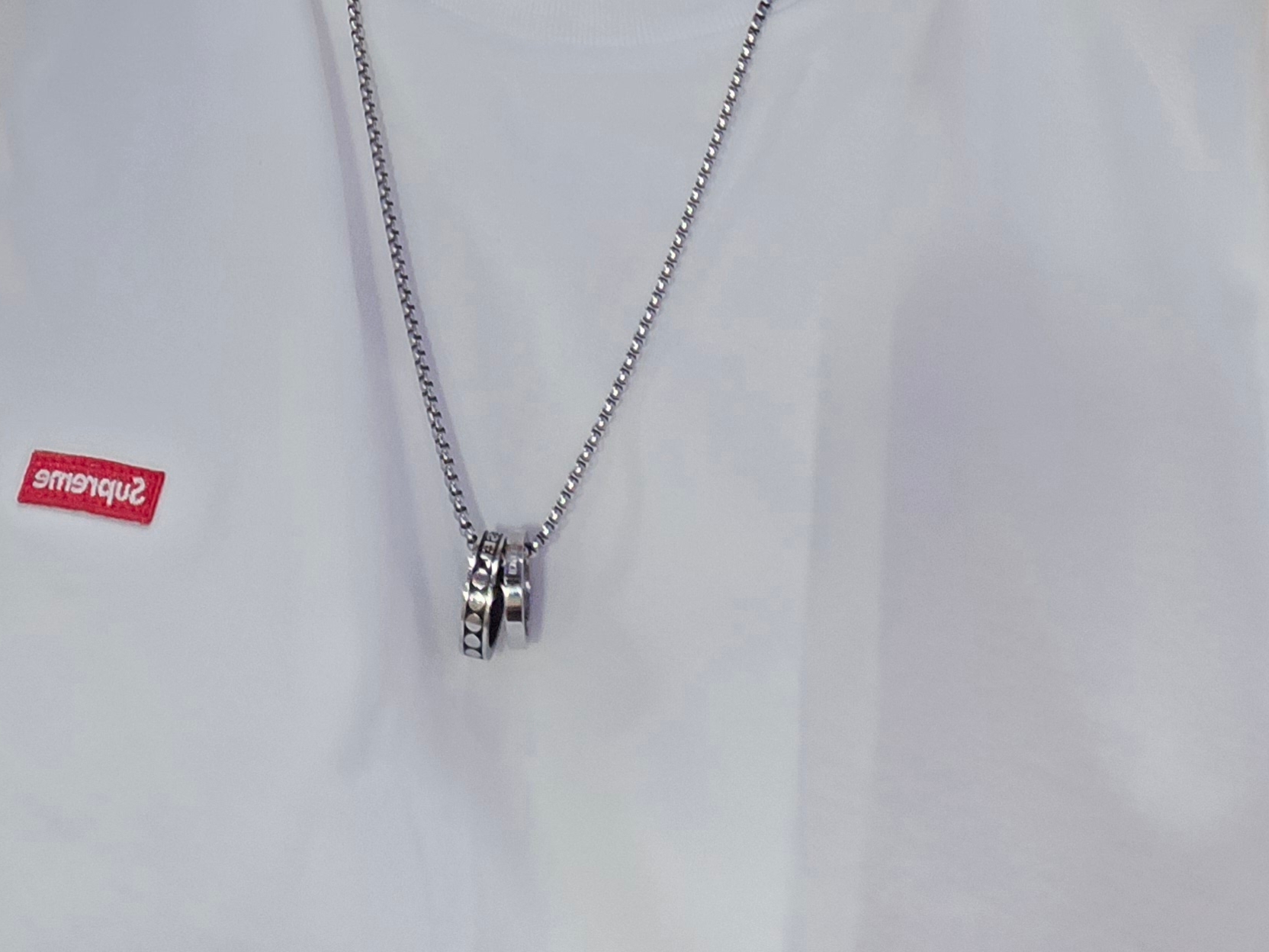 Supreme Small Box T-Shirt White - 24SS, Diesel Dx1170 Stainless Steel Ring Set Silver Black (Set of 2) 착용 스타일