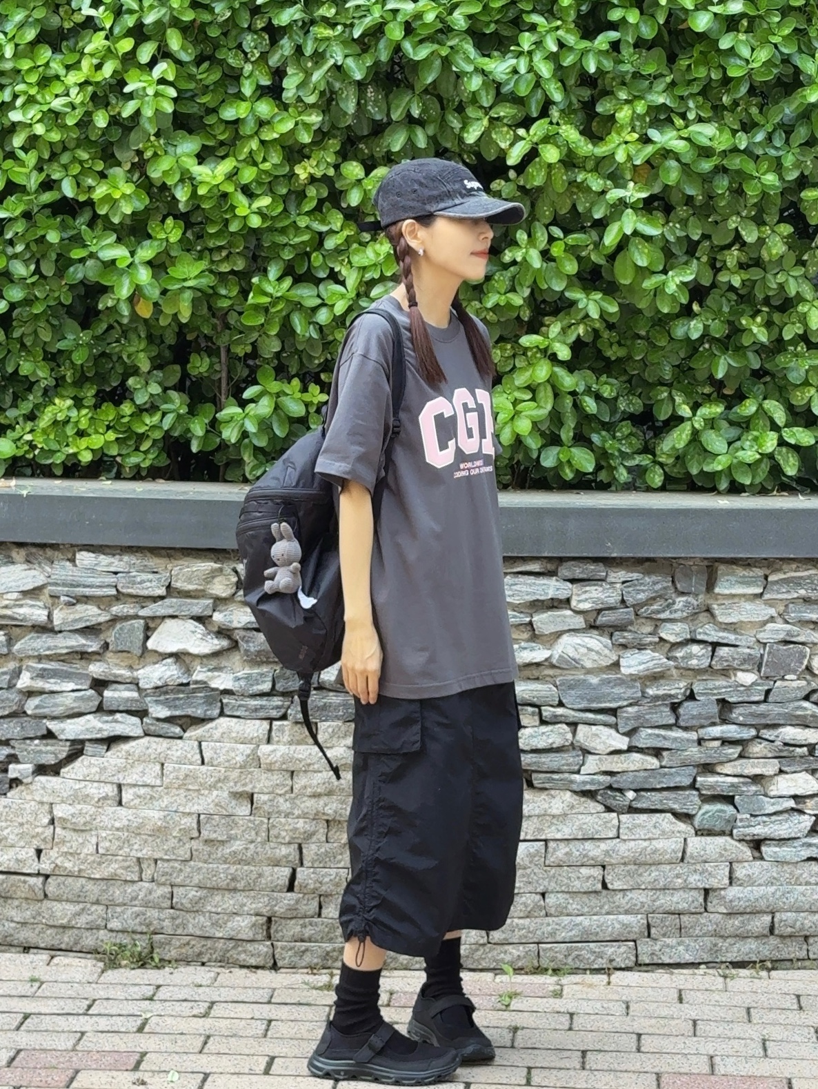 Supreme Denim Camp Cap Black - 23SS, Arc'teryx Heliad 15 Backpack Black 착용 스타일 - 1