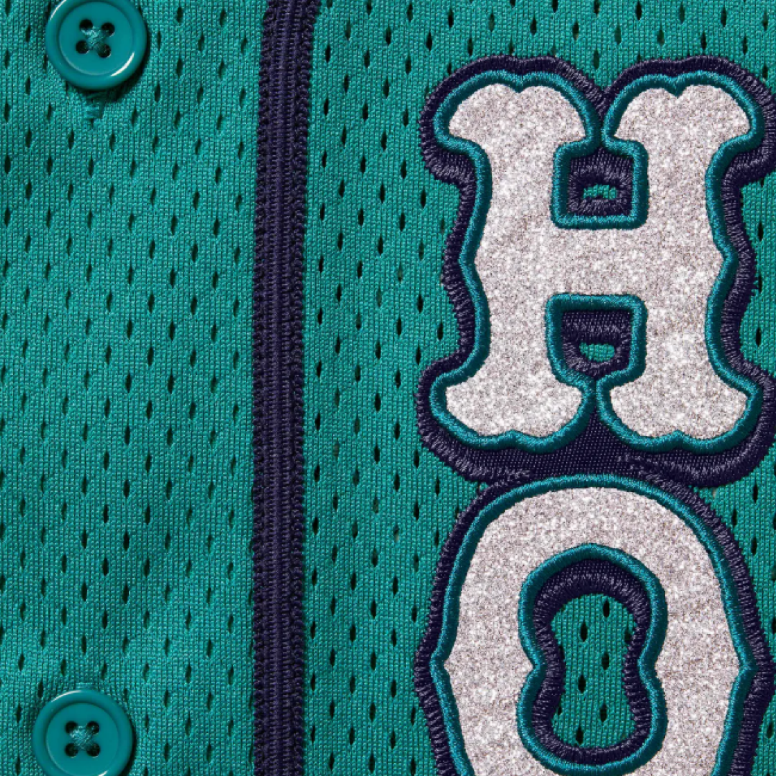 슈프림 x 홈런 베이스볼 저지 틸 - 25SS(Supreme x Homerun Baseball Jersey Teal - 25SS) - 3