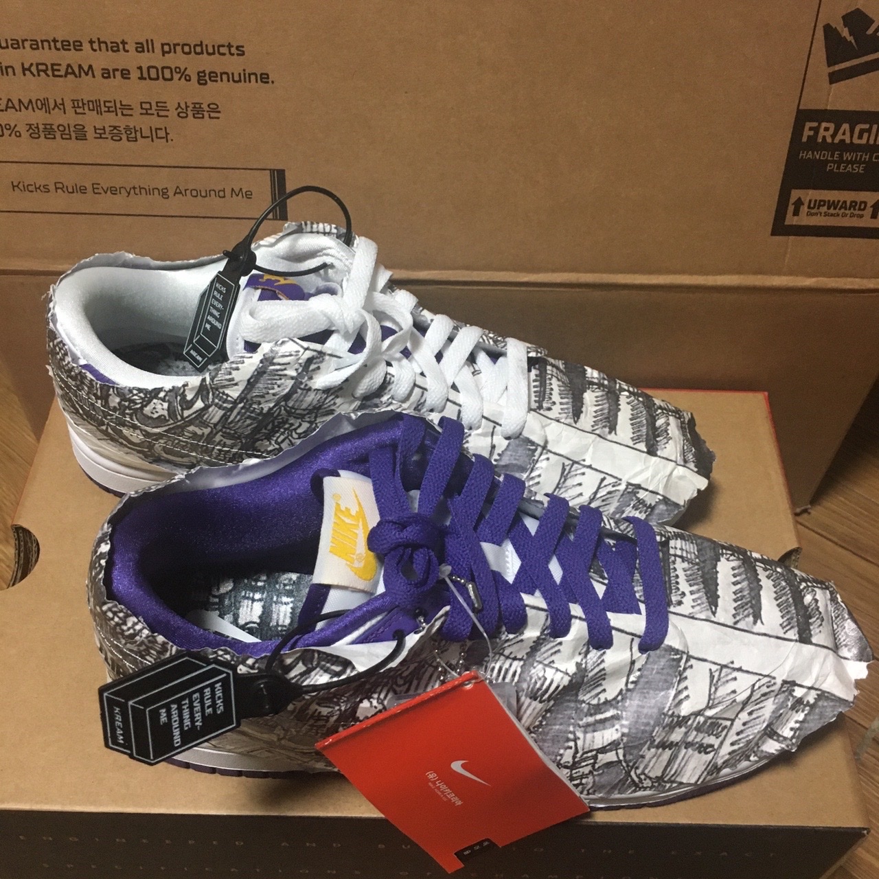 (W) Nike Dunk Low SE Flip 착용 스타일
