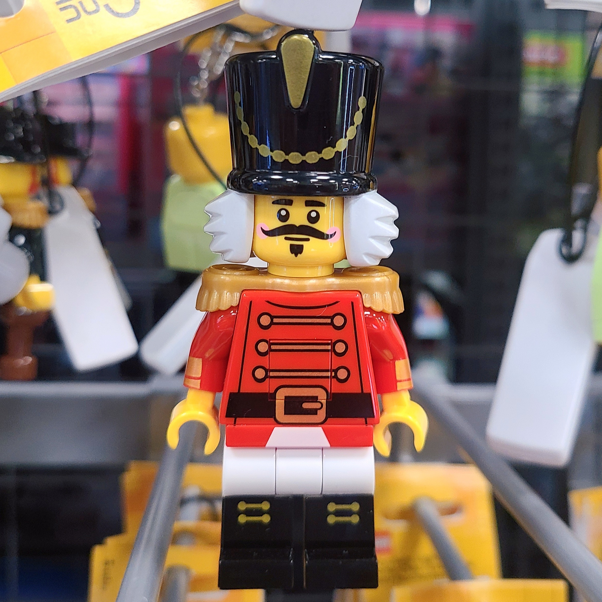 Lego Gear Hot Dog Guy Key Chain 착용 스타일 - 6