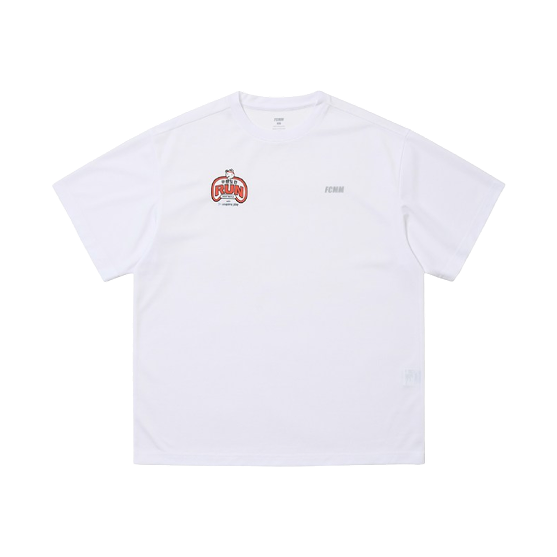 에프씨엠엠 x 무한도전 런 무도리 스포츠 티셔츠 화이트(Fcmm x Infinite Challenge Run Mudori Sports T-Shirt White)