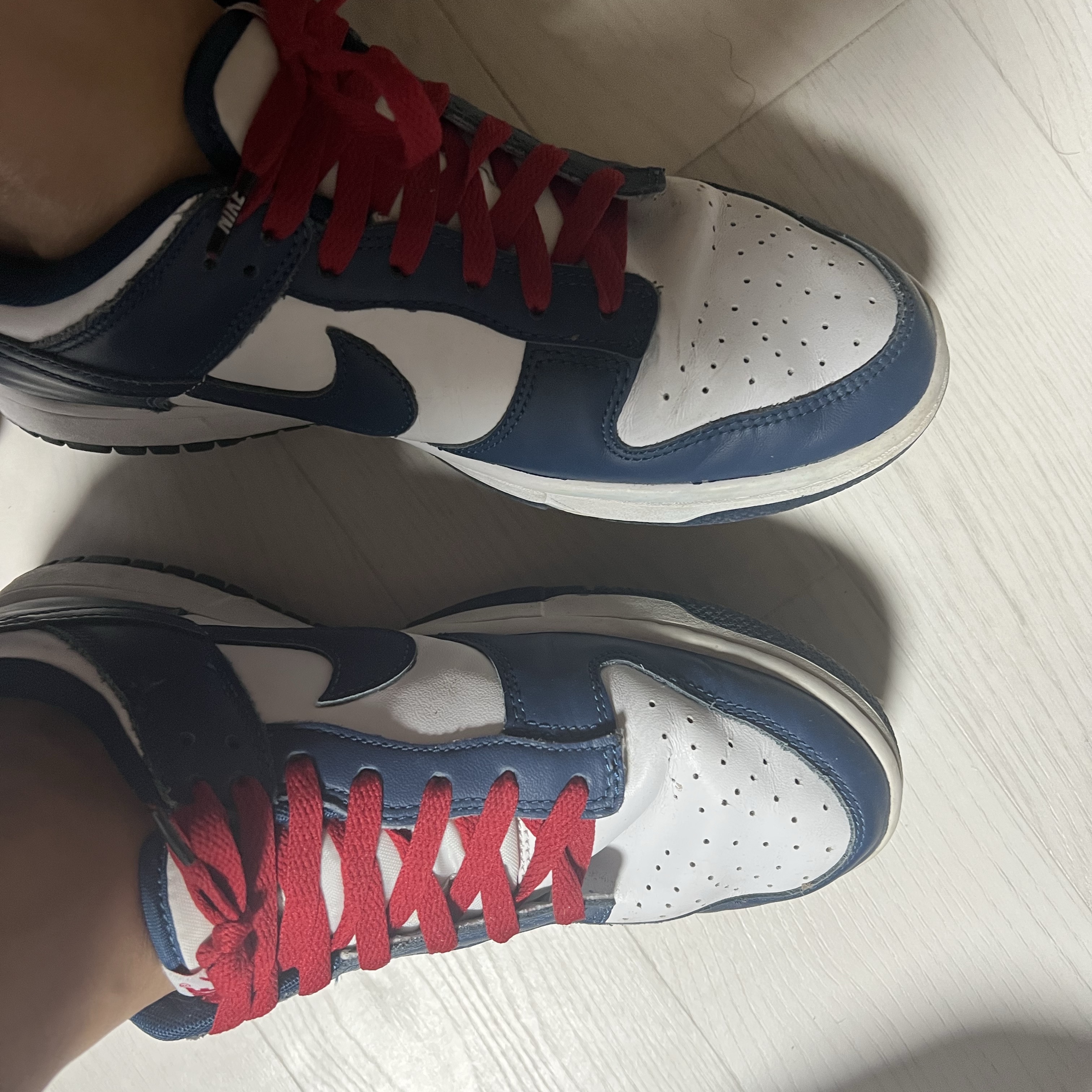 Nike Dunk Low Retro Valerian Blue 착용 스타일