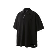 ROARINGRAD Destroyed PK T-shirt Black