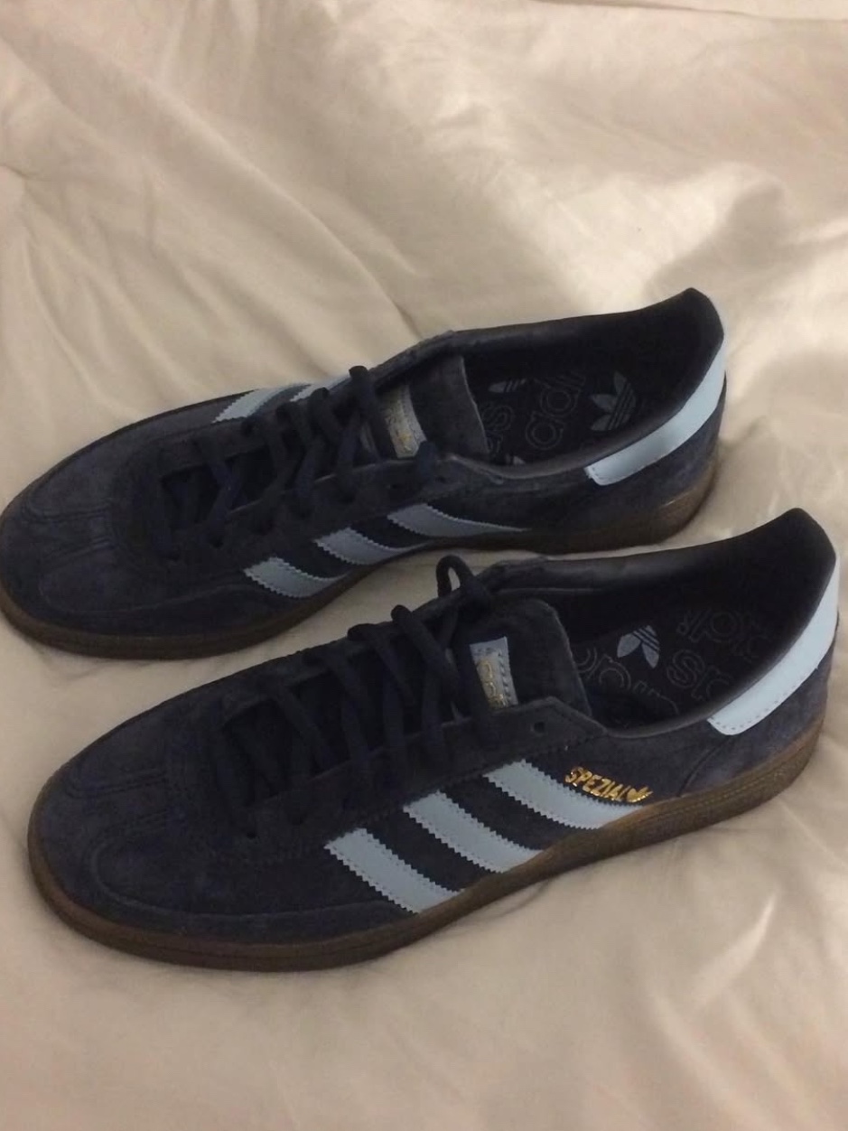 Adidas Spezial Handball Collegiate Navy 착용 스타일 - 1