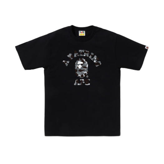- BAPE 1st Camo College T-Shirt Black Gray