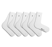 [5 SET] KREAM x LI2 Air Daily X Crew Socks White