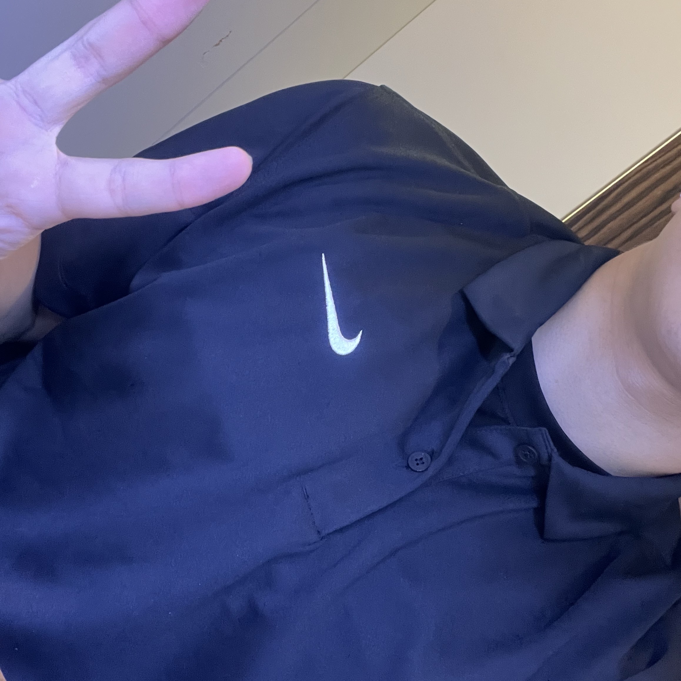 Nike Court Dri-Fit Tennis Polo Black - Asia 착용 스타일