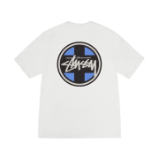 Stussy Cross Dot Pigment Dyed T-Shirts Natural