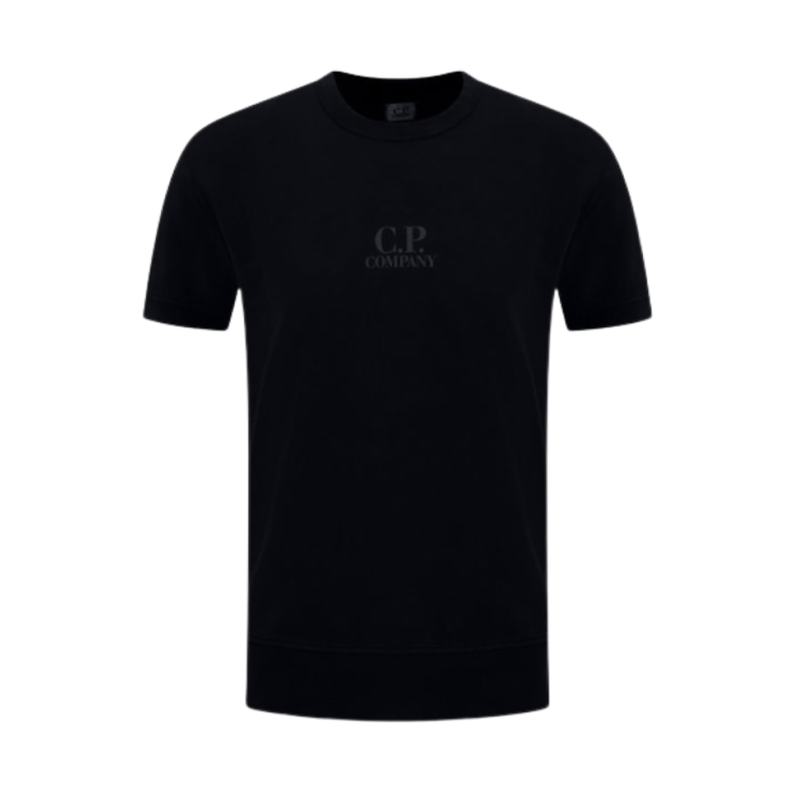 18CMSS159A002246G999 C.P. Company Light Fleece Short Sleeve Sweatshirt Black - 25SS
