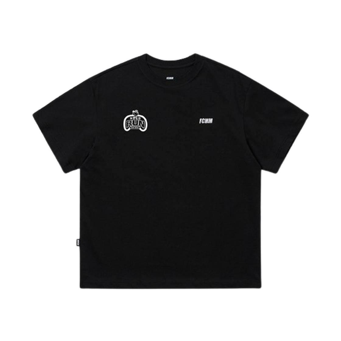 에프씨엠엠 x 무한도전 런 무도리x20 티셔츠 블랙(Fcmm x Infinite Challenge Run Mudorix20 T-Shirt Black)