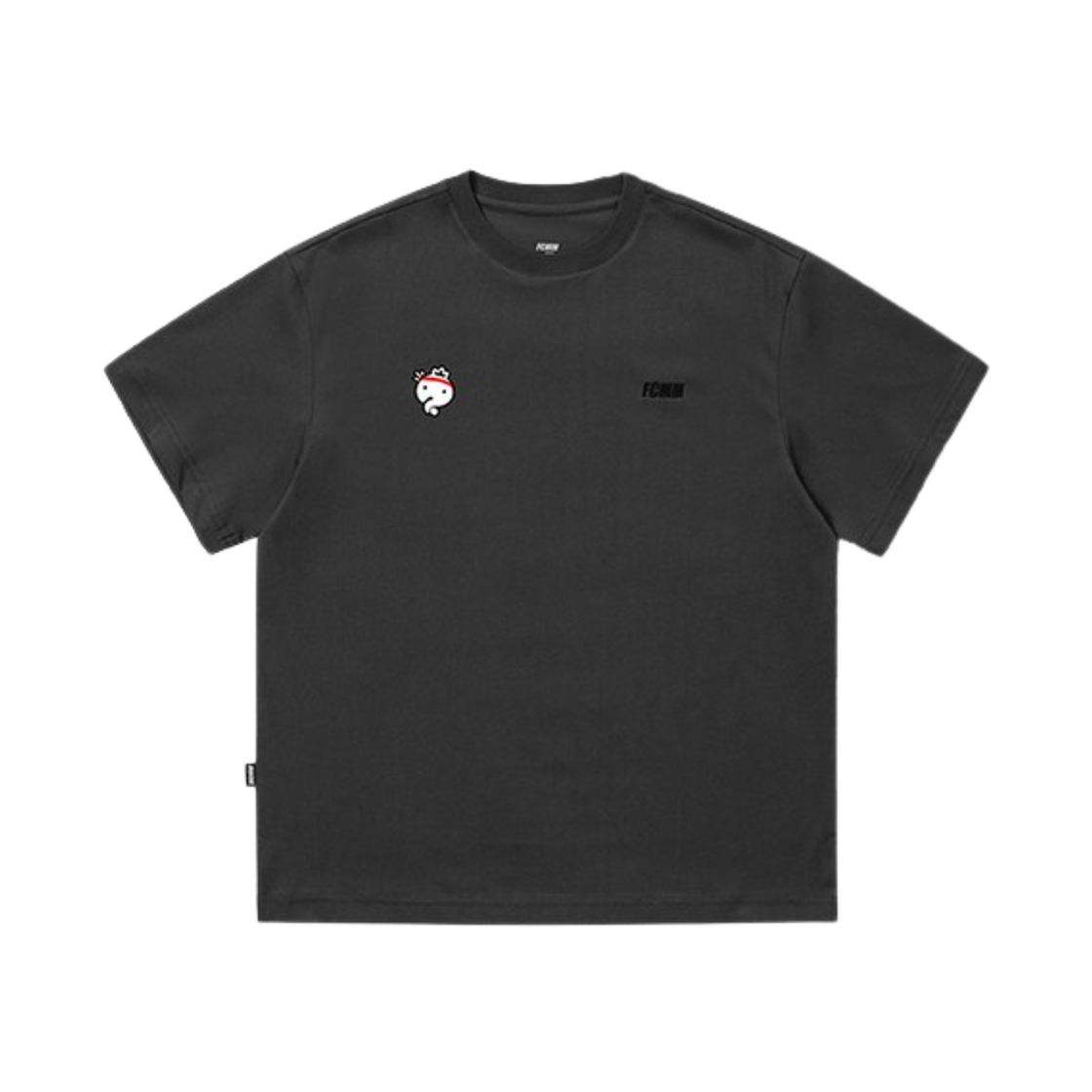 에프씨엠엠 x 무한도전 런 무도리x7 티셔츠 차콜(Fcmm x Infinite Challenge Run Mudorix7 T-Shirt Charcoal)