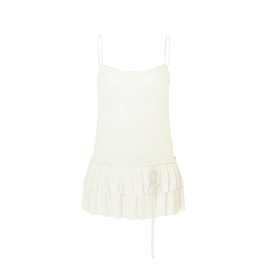 PP25HSSW04CR Pain or Pleasure Women Mermaid Mini Dress cream