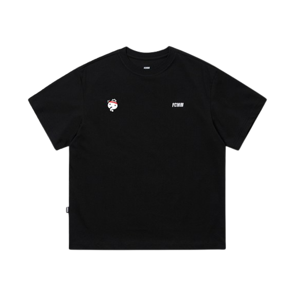 에프씨엠엠 x 무한도전 런 무도리x7 티셔츠 블랙(Fcmm x Infinite Challenge Run Mudorix7 T-Shirt Black)