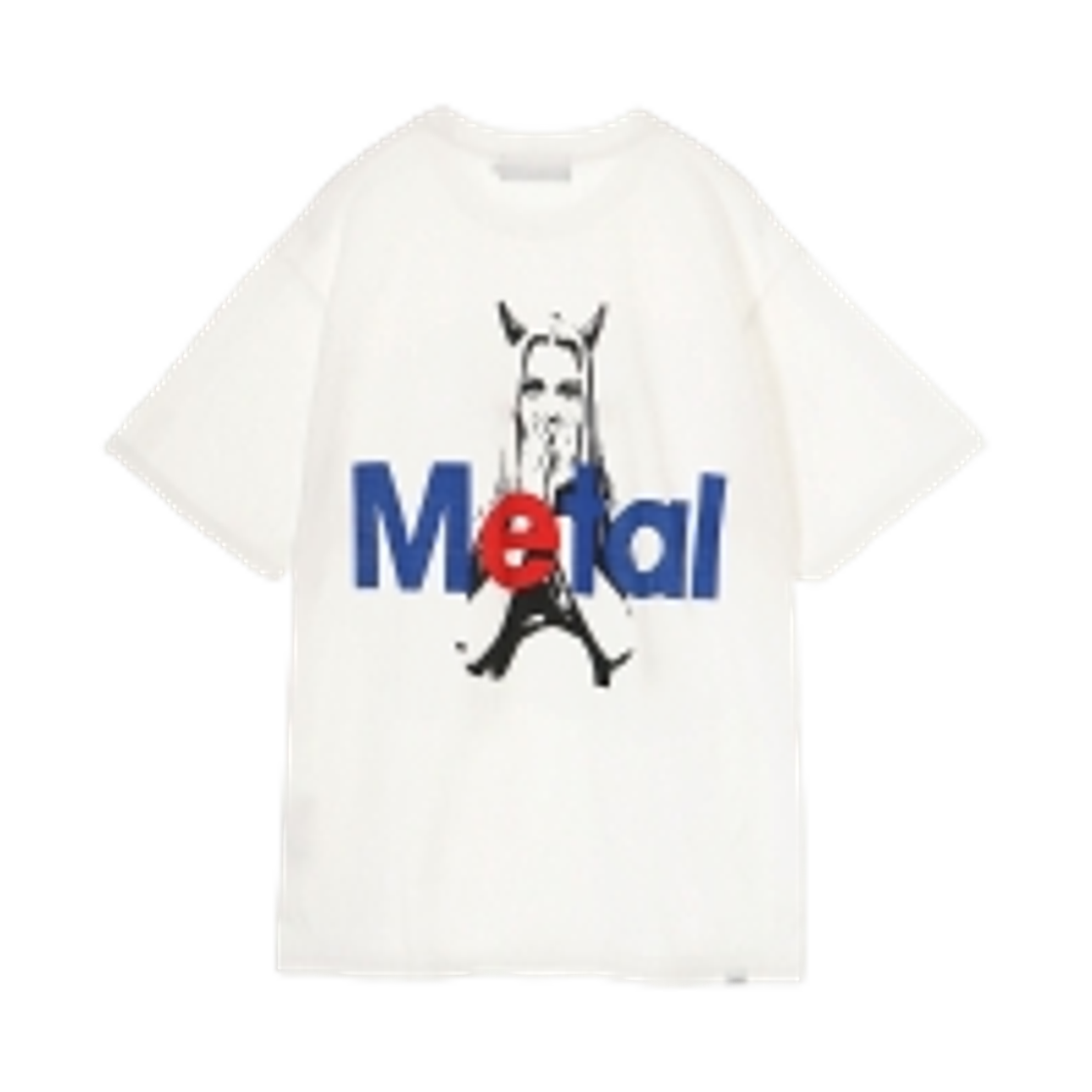 히스테릭 글래머 메탈 히스테릭 티셔츠 화이트(Hysteric Glamour Metal Hysteric T-Shirt White) - 1
