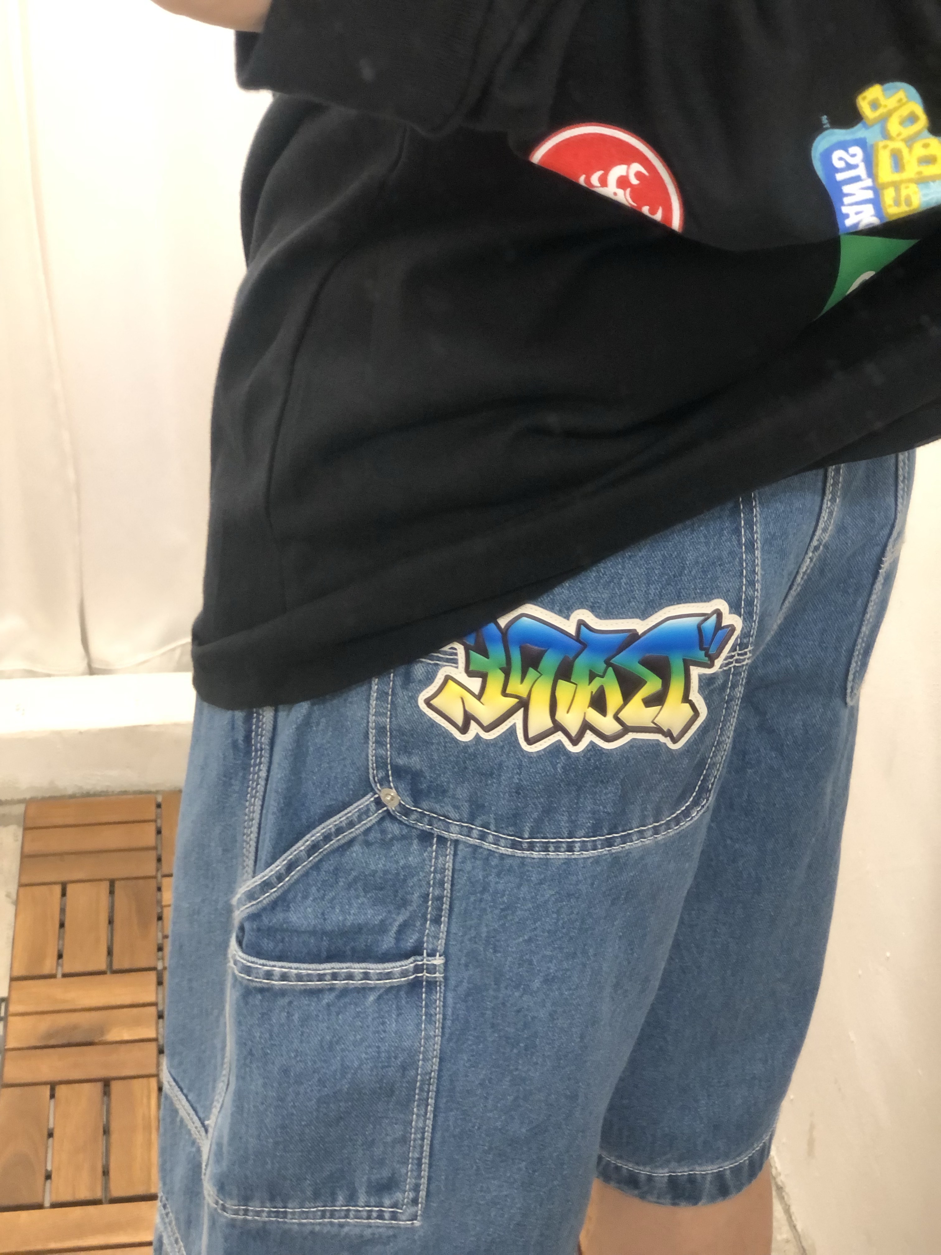 Supreme x SpongeBob SquarePants Castelli Racing L/S T-Shirt Black - 25SS, Asics Gel-Nimbus 9 White Pure Silver 착용 스타일 - 5