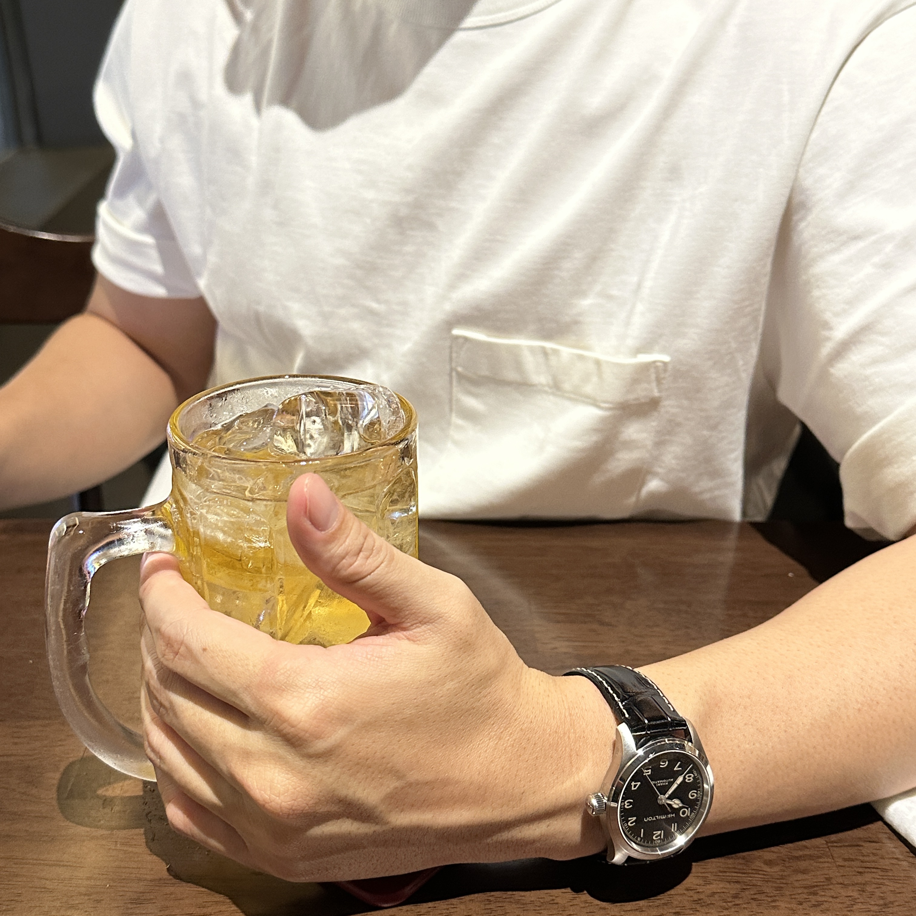 Hamilton Khaki Field Murph 38mm Automatic Stainless Steel Leather Black 착용 스타일