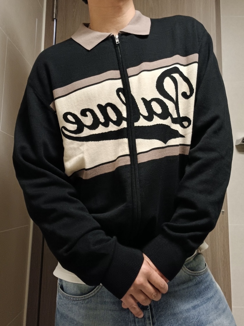 Palace Soul Knit Black - 25SS 착용 스타일 - 1